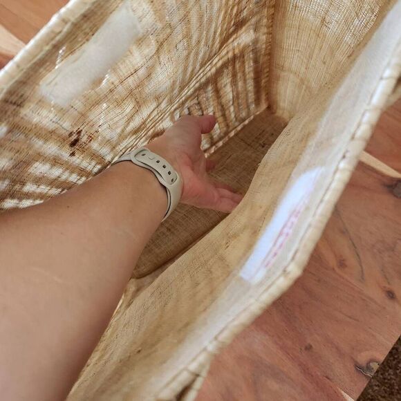 Women's handbag Brown wicker bohemian People's Republic of China purse brown tan - Picture 8 of 8